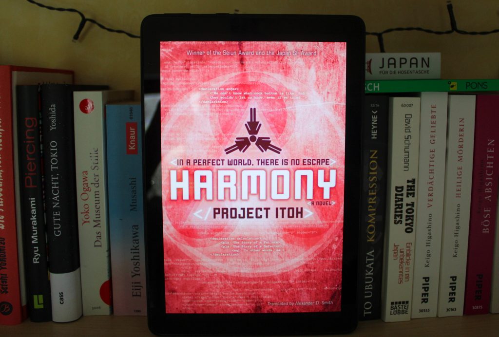 Farbiges E-Book-Cover von "Harmony".